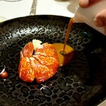 Restaurant KEI - スコットランド産のロブスター。椎茸のソースをかけて。