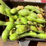 七輪焼鳥バル FUNKY JUNK FULL CHICKEN - 枝豆ガーリック