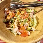 七輪焼鳥バル FUNKY JUNK FULL CHICKEN - 蒸し鶏サラダ