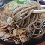 まるかつ - 天ぷらそば ¥450＊かしわ ¥80