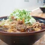 まるかつ - 天ぷらそば ¥450＊かしわ ¥80