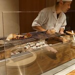 温石 - 杉山乃互氏と伊勢海老