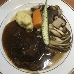 グラシア - ハンバーグ（アップ）