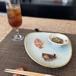 Teppanyaki×Wine あかくろ - 前菜盛り合わせ