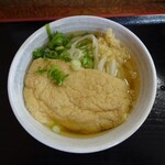 純手打うどん よしや - ひやあつ　おあげ