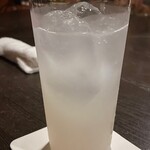 バー エイジング - 梨のカクテル