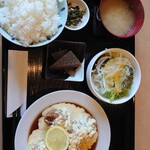 信樂食堂 - チキン南蛮定食(ご飯大盛り)