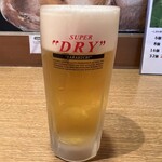 金まる餃子 - 生ビール