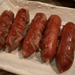 串焼家　まる房ず - 赤ウィンナー