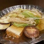 HAJIME - おびら肩ロース（野菜付き）
                        　しゃぶしゃぶセット