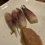 串焼家　まる房ず - 茗荷焼き