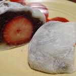 和菓子処 大角玉屋 - いちご豆大福