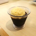 はま寿司 - コーヒーゼリー（バニラアイスのせ）