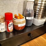 とんかつ ひなた食堂 - 卓上セット