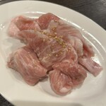 大衆焼肉 大山 - 豚トロ　塩　480円