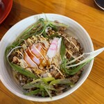 尾道純情 中華そば らがら - 刻み豚バラマヨチャーシュー丼(390円)