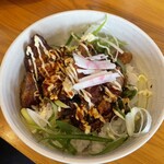 尾道純情 中華そば らがら - 味からあげマヨ鶏めし(450円)