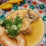 京都屋台 せせり - おでん（車麩とひろうす）