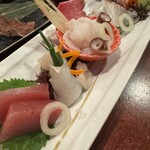 瑠璃座 - 刺身盛り合わせ