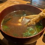 魚屋ひでぞう - 鯛あら赤出汁