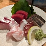 魚屋ひでぞう - お造り盛合せ5種