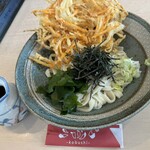 こぶし - 冷やしかき揚げうどん