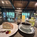 CAFE DE 凛 - 　極コーヒー　モンブランケーキ