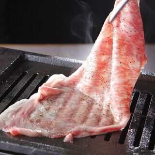 【必食】みかわ牛のサーロイン焼しゃぶ＜1枚990円＞