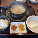 ◯肉定食 かわもと - テールスープセット