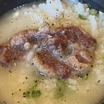 ◯肉定食 かわもと - テールスープ雑炊風