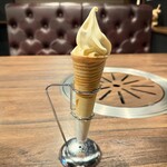 炭火焼肉 久 - 魔久コース ソフトクリーム