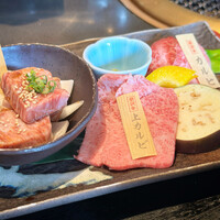 米澤牛DINING べこや - 米沢牛カルビ三昧ランチ