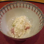 千松しま - 鯊の尾花和え。