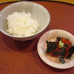 千松しま - 筋子とごはん。最強の組合せですね。