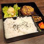 焼肉ホルモン えびす亭 - 焼肉屋の和牛ハンバーグ定食（数量限定）