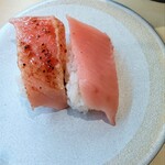 はま寿司 - 中トロ、炙りと生。これは。。。