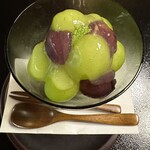 菊乃井 - 葡萄パフェは秋の魅力がたっぷり！
