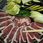 森のおはな - 「お狩場焼」の食材4人前