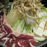 森のおはな - 鍋の具材、たっぷり！！