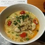 たけひろ - 割烹やさんのラーメン（坦々麺豆乳仕立て）