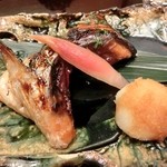 帰燕 - 桜鱒の木の芽焼き