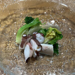 いまむら - 春野菜と煮ダコ