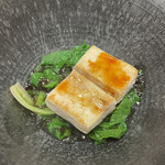 いまむら - カジキの炭焼き、ちじみホウレンソウ、岩のり