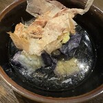 旨唐揚げと居酒メシ ミライザカ - 茄子揚げ浸し