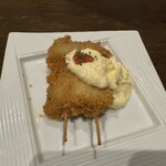 旨唐揚げと居酒メシ ミライザカ - ホタテ串カツ