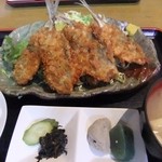 Katsugyo Chibaya - アジフライ定食１０８０円