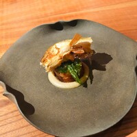 マキノンチ - 浅野川鮎たでのは、なすで鮎ケーキ