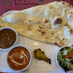 カリワラ 白井店 - ランチのツーカレーセット