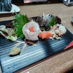味の蔵どんつく - 刺身盛り合わせ