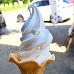 ささき牧場カフェ - ソフトクリーム(400円)